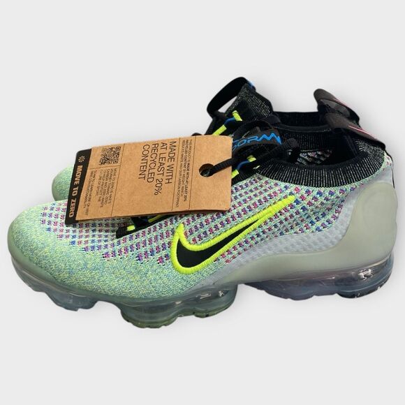 Nike Air VaporMax 2021 Flyknit Next Nature Grade School DX3367-700 size 4.5Y New - Picture 2 of 9